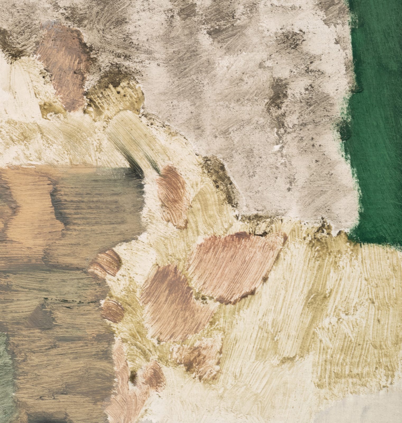 <p>Andreas Eriksson, <em>Bräckt</em>, 2019. Detail.</p><h3>"Territories of the finished tapestries might be distinguished by a particular knotted texture or the stands of long fibre sprouting from the surface. Andreas has described the tapestries as ‘existential landscapes’. We might also see them as a conceptual extension of painting in which the picture migrates to the canvas itself." </h3><p><strong>- Hettie Judah on Andreas Eriksson, 2020</strong></p>
