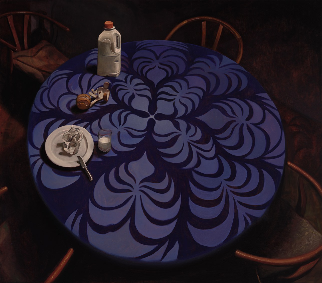 Bendt Eyckermans, Milk, 2025, Oil on linen, 141 x 160 x 2.5 cm