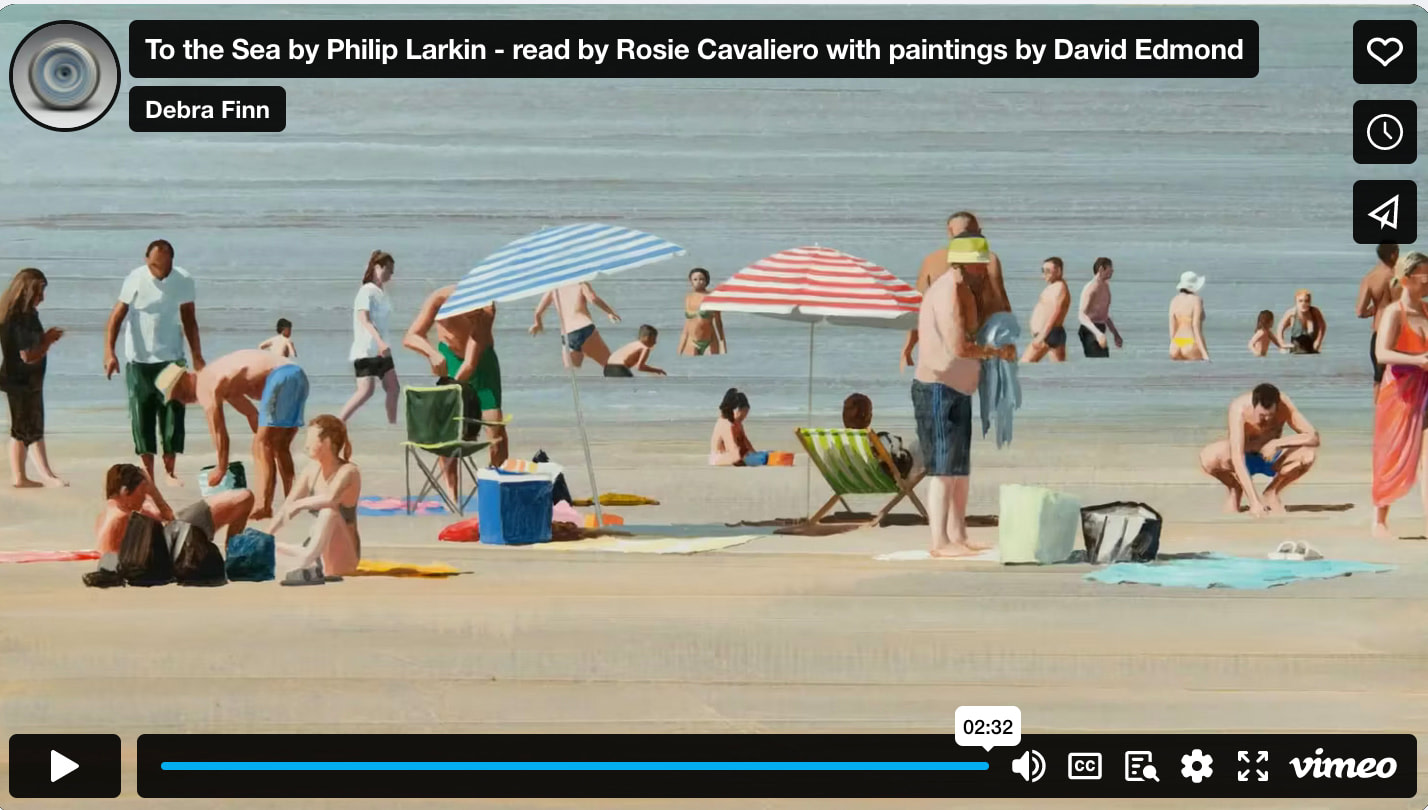 video of David Edmond's beach paintings