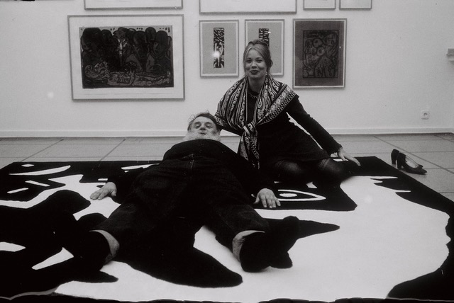 A.R.Penck and Brigitte Schenk, Gallery opening 1993, Cologne