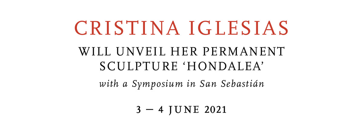 Hondalea, Cristina Iglesias Sculpture