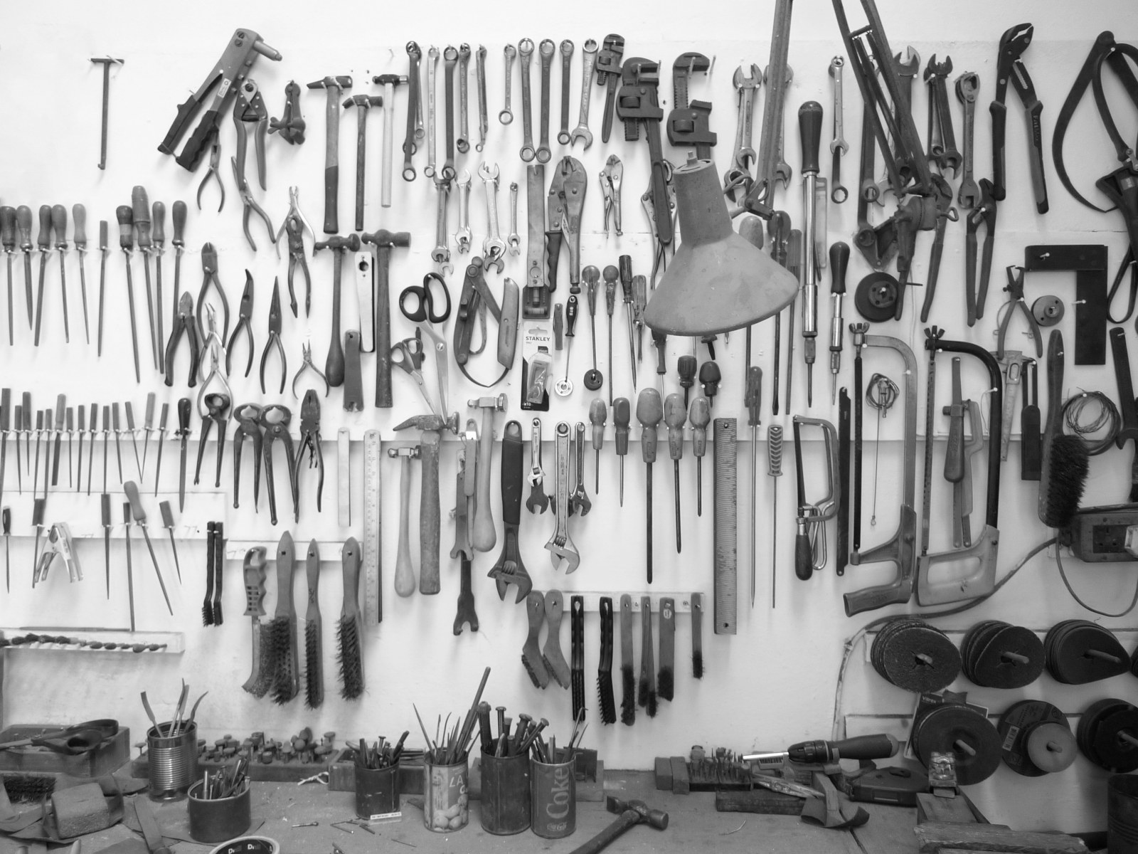 Ken Cook's studio. The stufio 