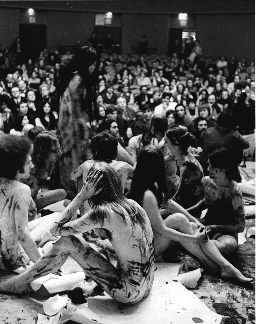 Yayoi Kusama Happening 1970 New School for Social Research, New York. © Yayoi Kusama