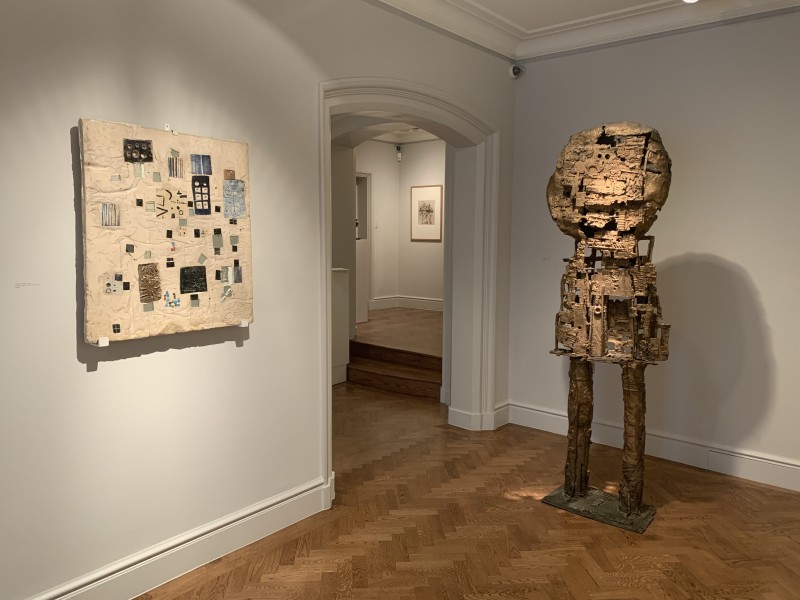 Front Gallery (Left to Right) : Abstract Relief (1955) and St Sebastian IV (1957)