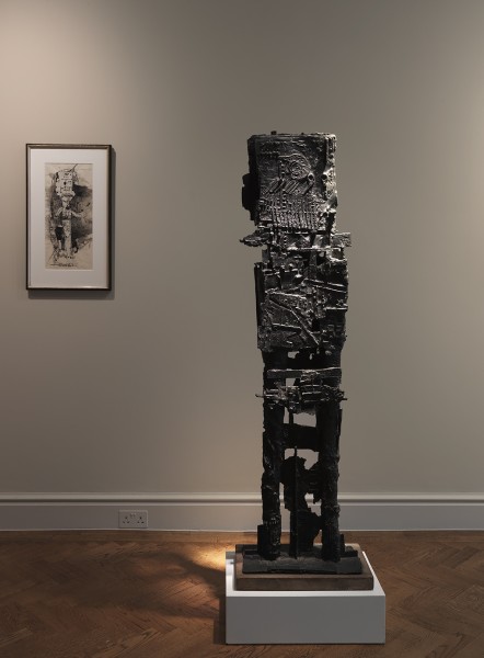 Back Gallery (Left to Right) : Standing Figure (1956) and 9XSR (1958)