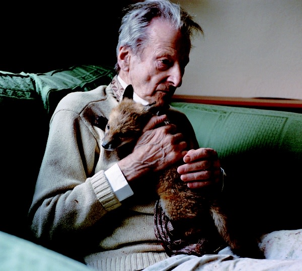 Lucian with Fox Cub, 2005