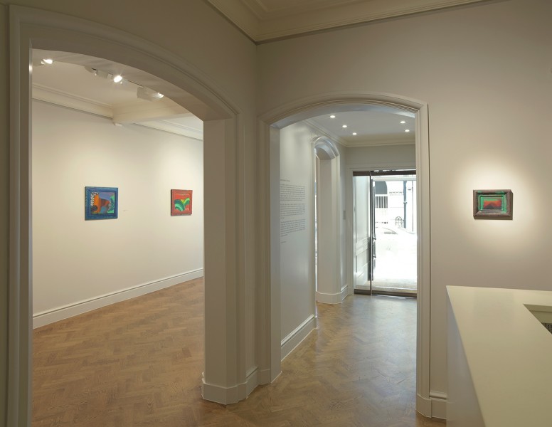 Front Gallery (clockwise) : After Visiting David Hockney (1991-92), Leaves (1987-88) and A Pyramid for Antony (1986-88)