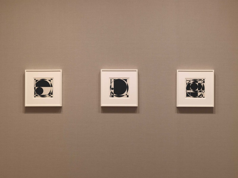 Left to right: Untitled (1960), Untitled (1960) and Untitled (1960)