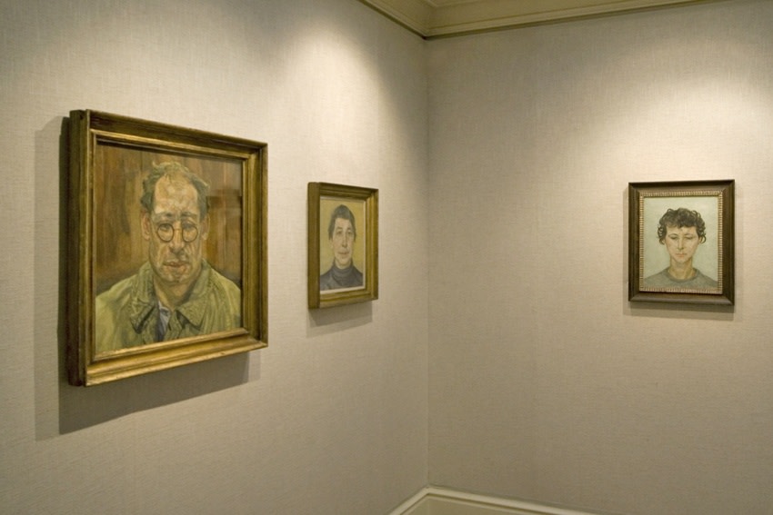 Man in a Mackintosh (1957-58), A Woman Painter (1957–58), Head of a Woman (circa 1950)