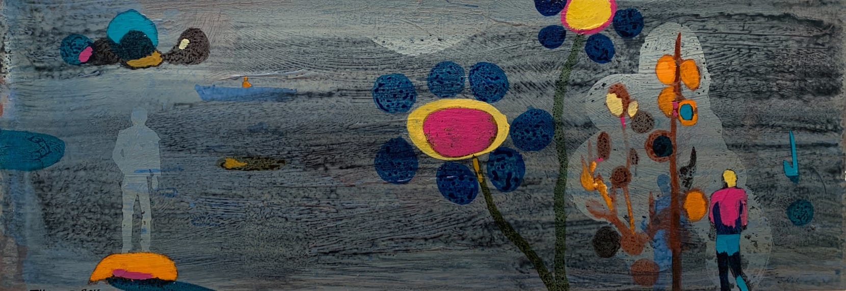 John Harmer, Figure in Grey, 2019