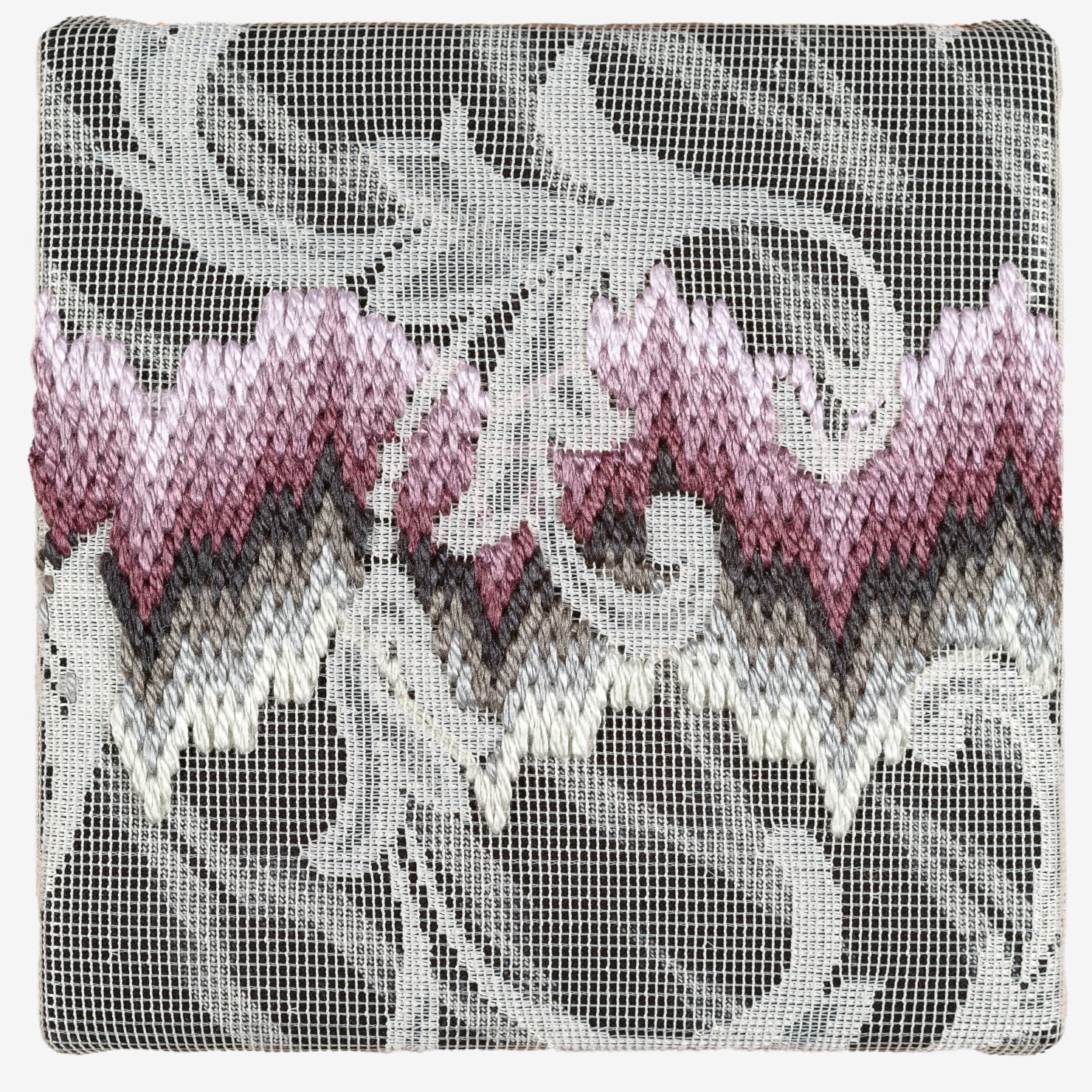 Cecilia Charlton, Triple-layer gather-gusset [purple-grey northern lights], 2019