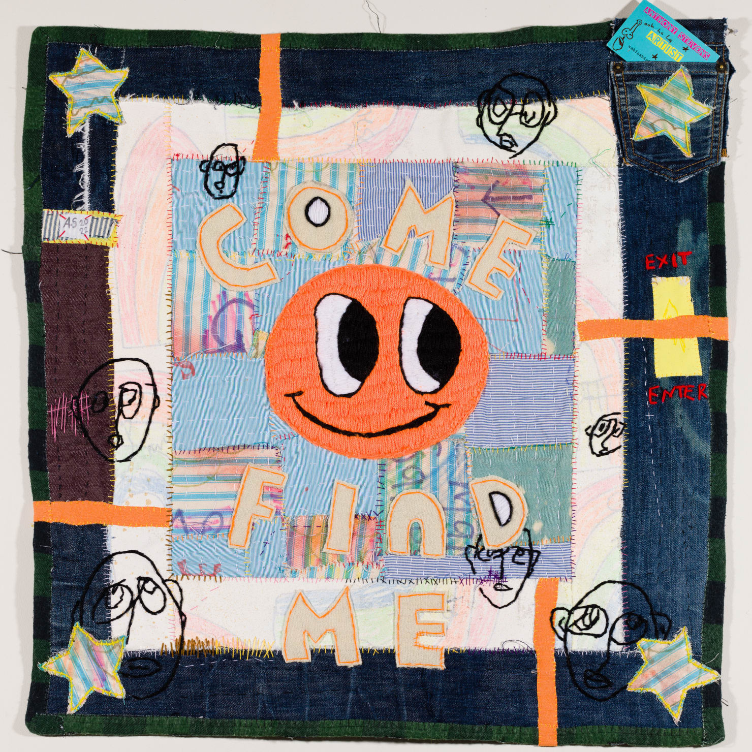 Anthony Stevens, Searching for the orange one., 2022