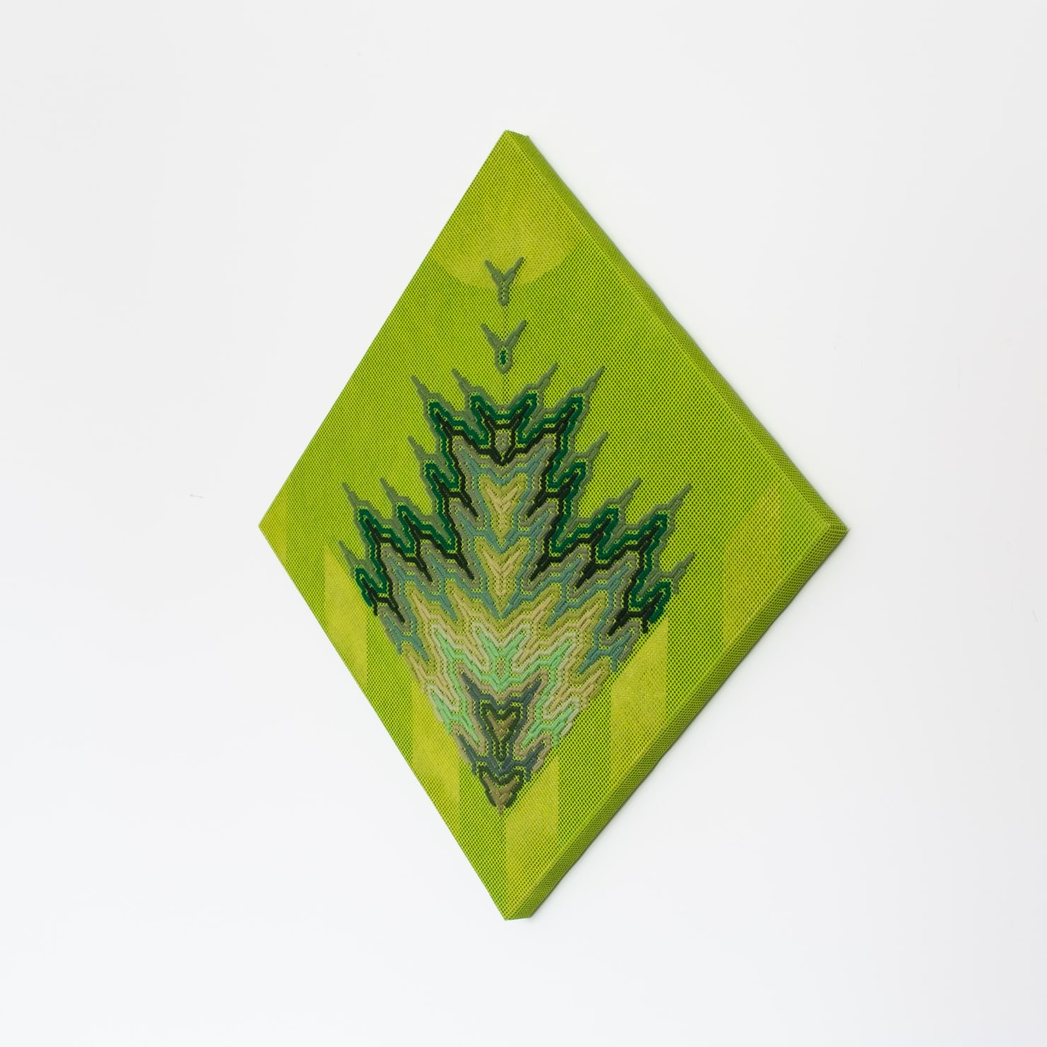 Cecilia Charlton, Sun Queen Rising [green], 2022