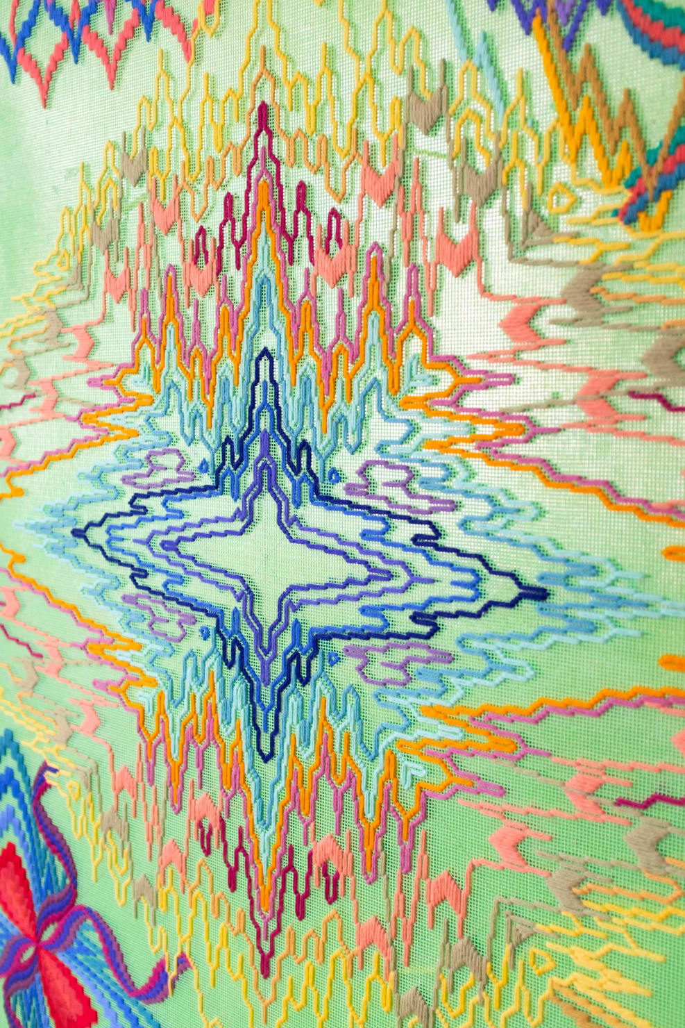 Cecilia Charlton, Eternal myth and the poetry of the cosmos [fate, future, suture] (triptych), 2022