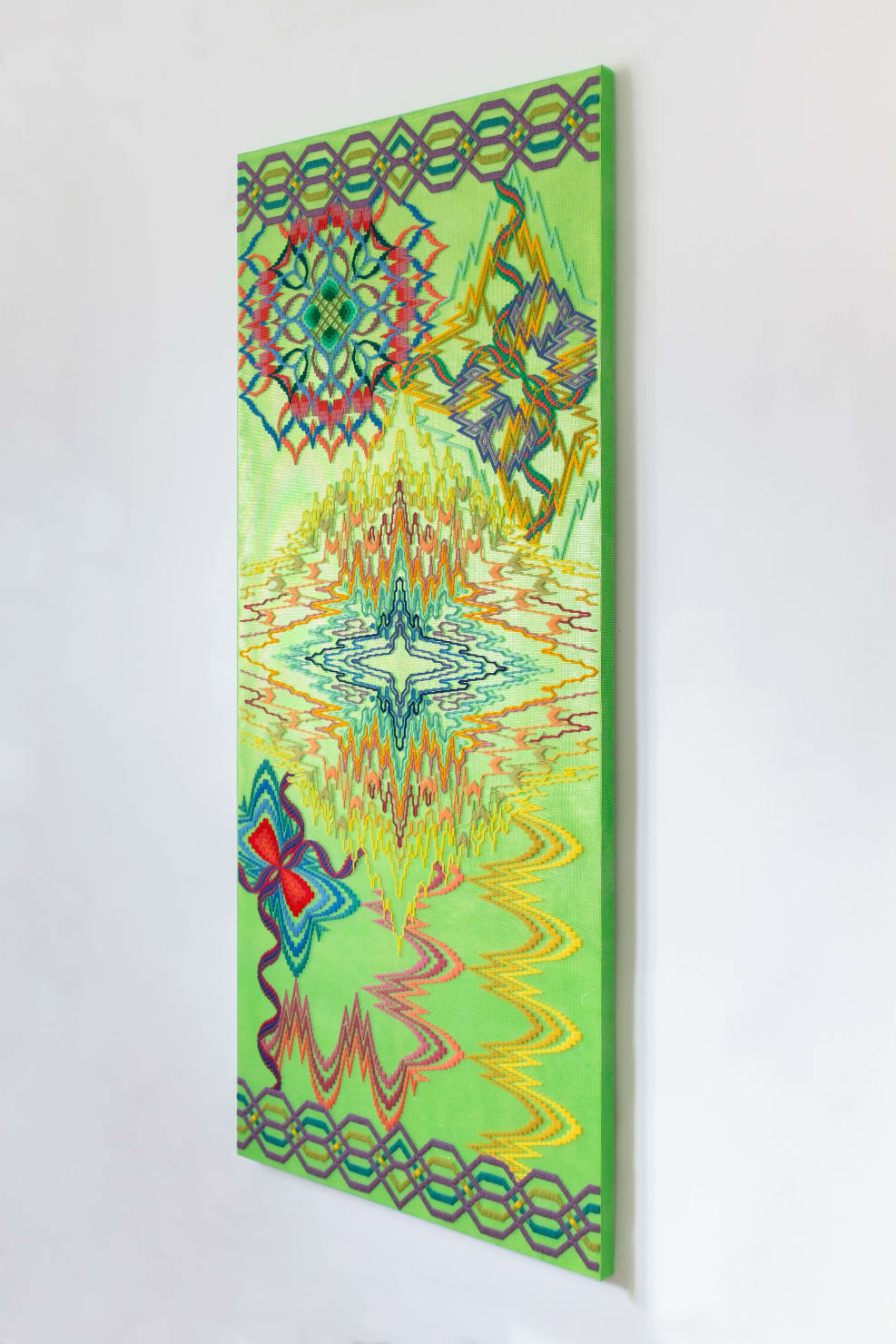 Cecilia Charlton, Eternal myth and the poetry of the cosmos [fate, future, suture] (triptych), 2022