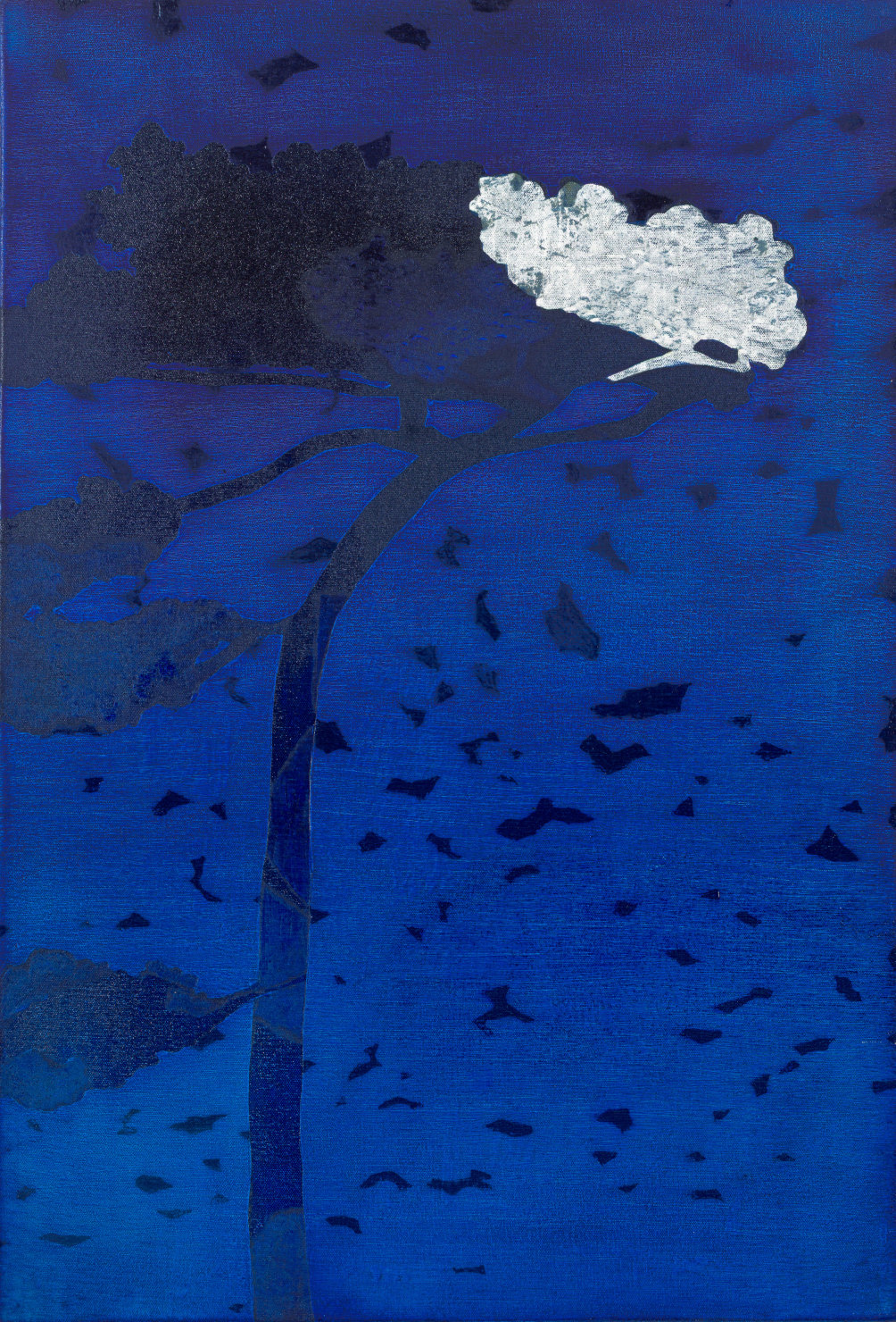 Kerry Harding, Unresting castles blue II, 2025