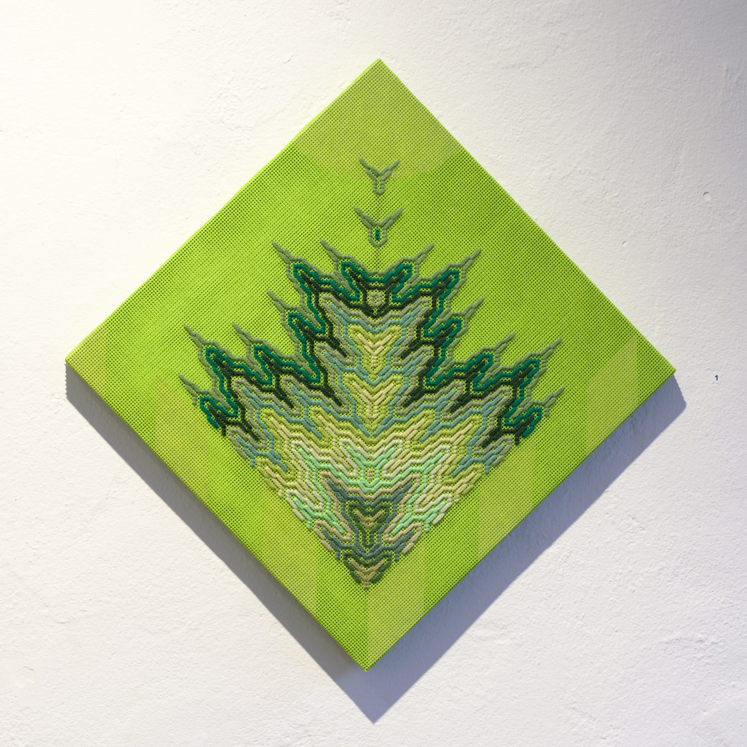 Cecilia Charlton, Sun Queen Rising [green], 2022