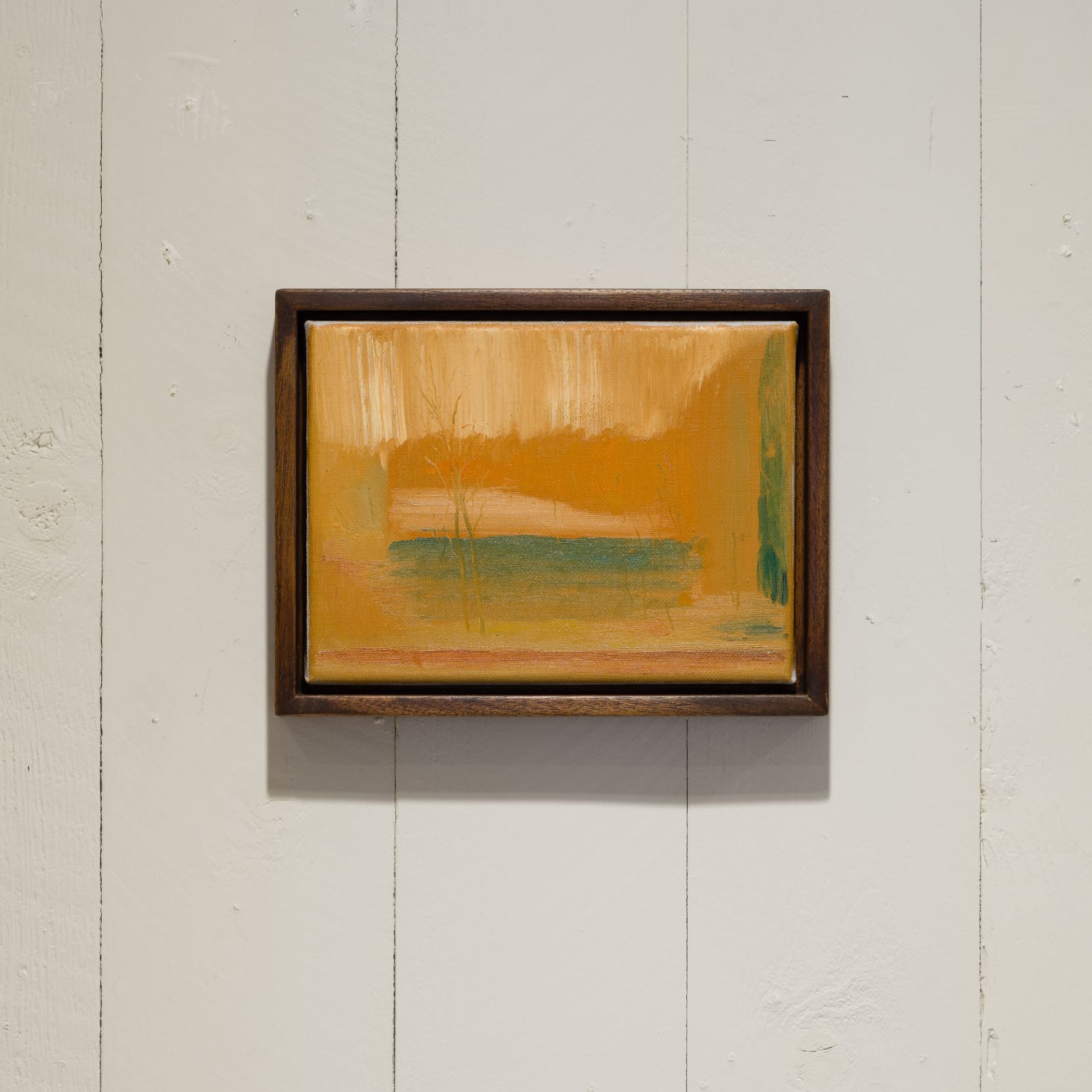 Calum McClure, Shoreline Trees In Orange, 2021