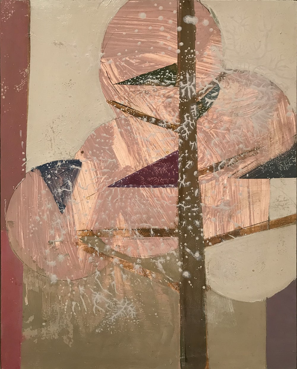 Daisy Cook, Tree with Magenta Triangles