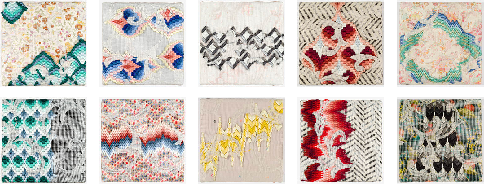 Cecilia Charlton, Triple-layer gather-gusset (Series of Ten), 2019-2020