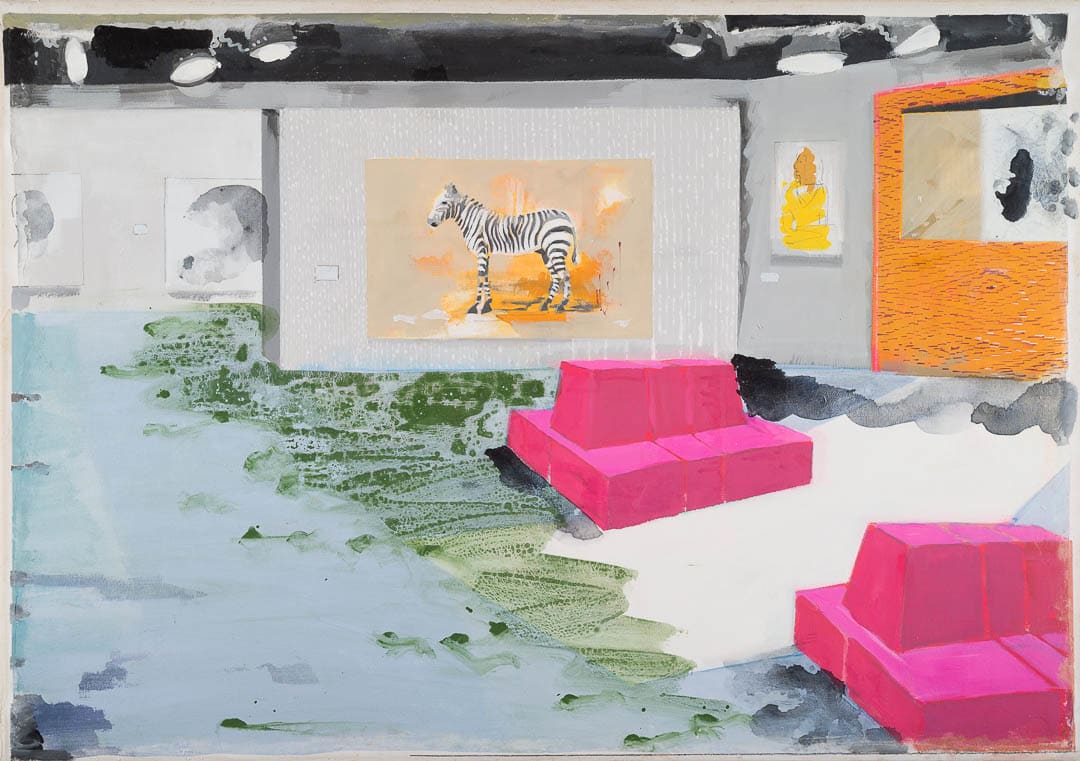 Stephen Farthing RA, The Museum of Art From A Small Island: New Haven, 2016