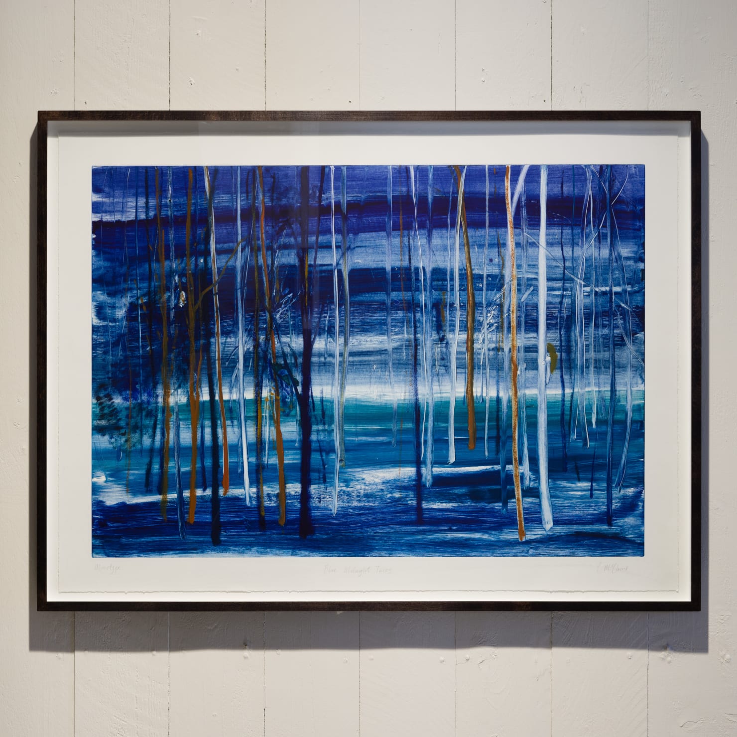 Calum McClure, Blue Midnight Trees, 2019