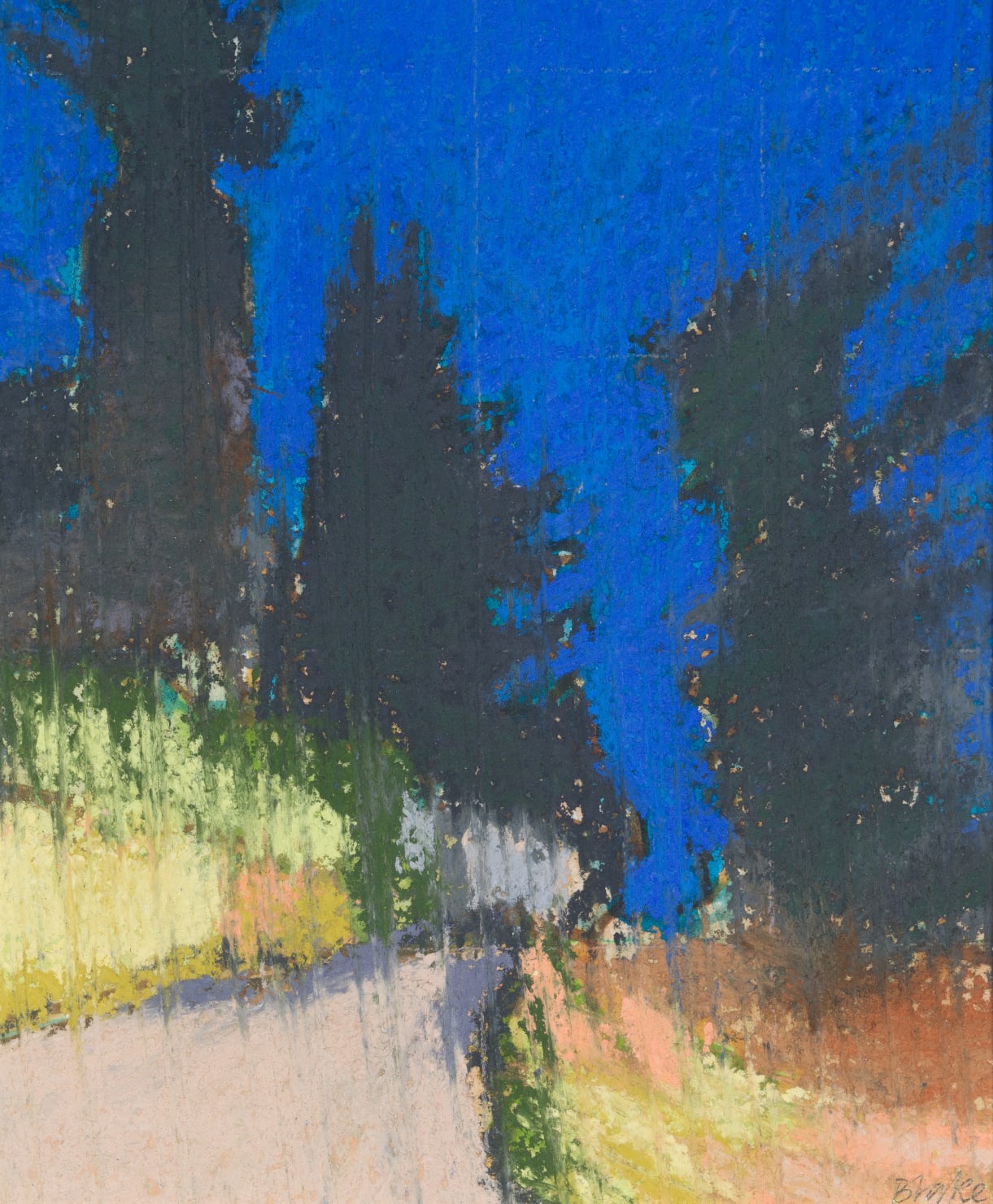 Pippa Blake, Mallorca Blue I, 2017