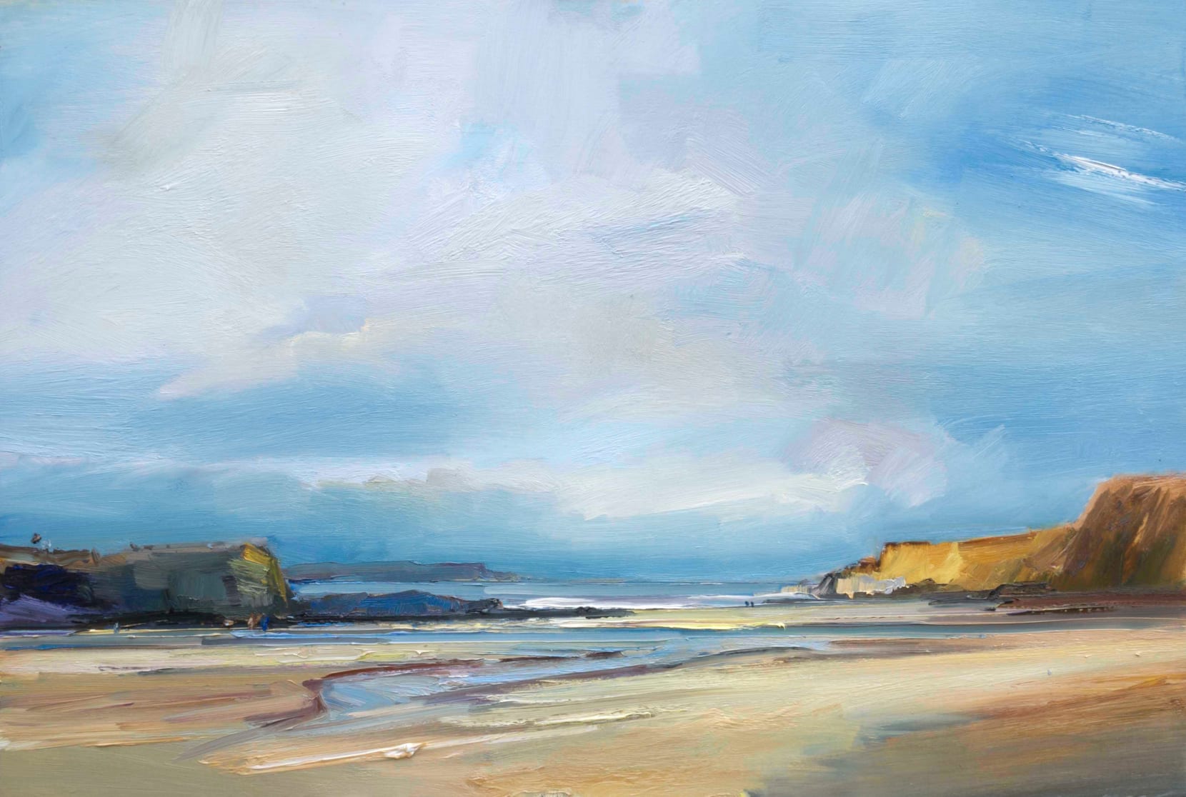 David Atkins, A Cornish Sky, Trevone Bay, 2017