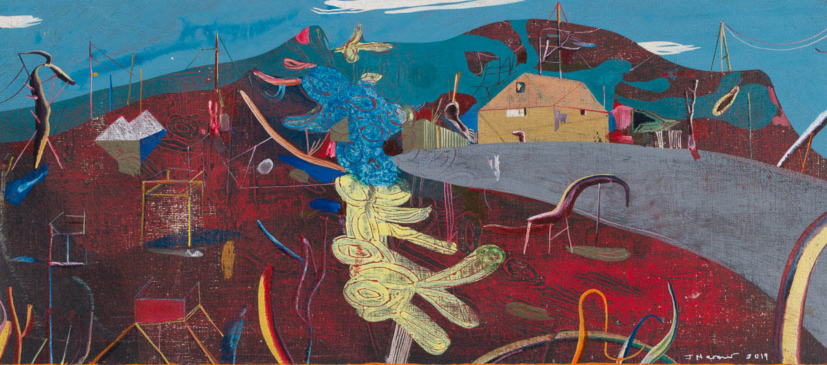 John Harmer, Surreal Blue, 2019