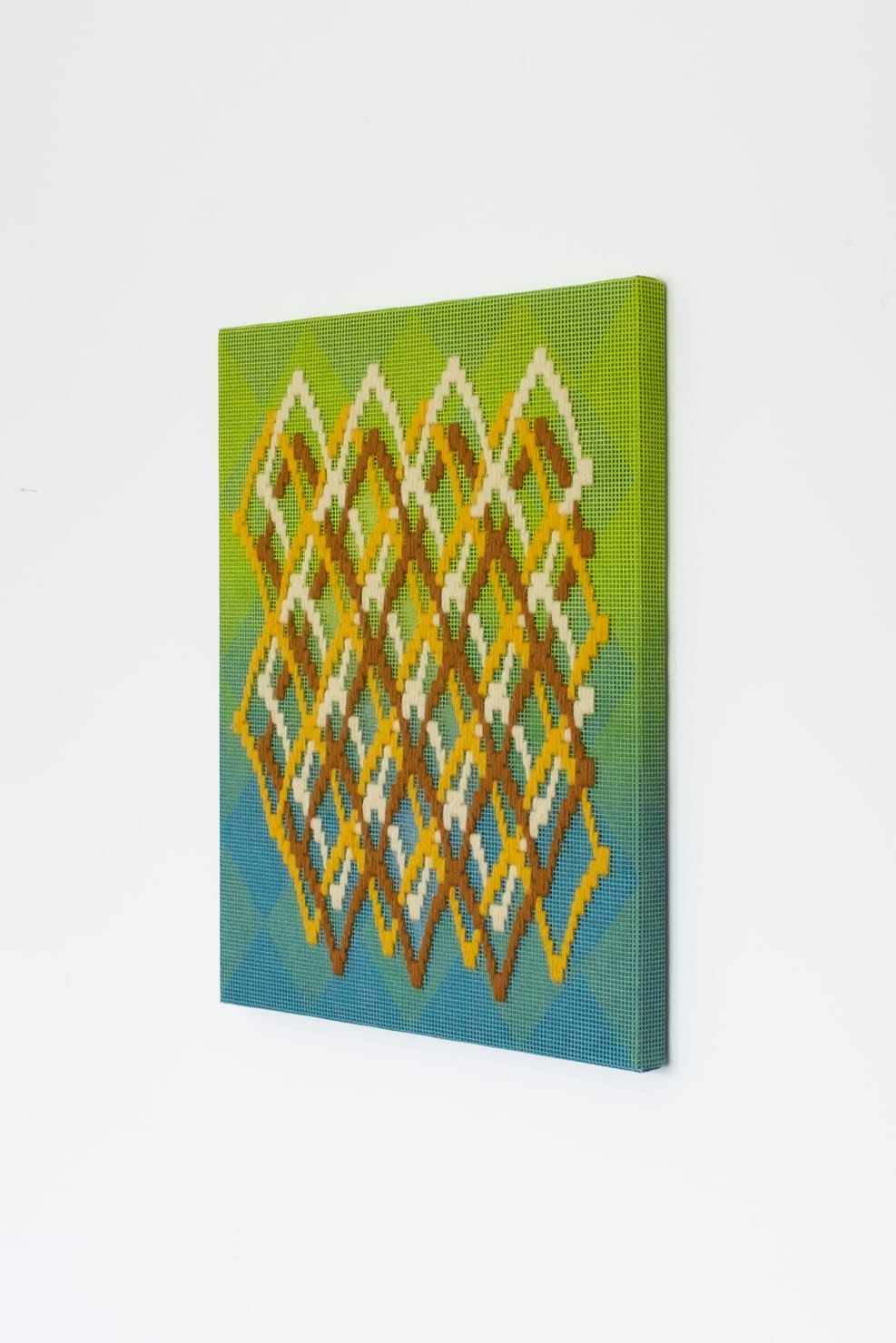 Cecilia Charlton, Pattern analysis [Golden Ratio, green and blue], 2022