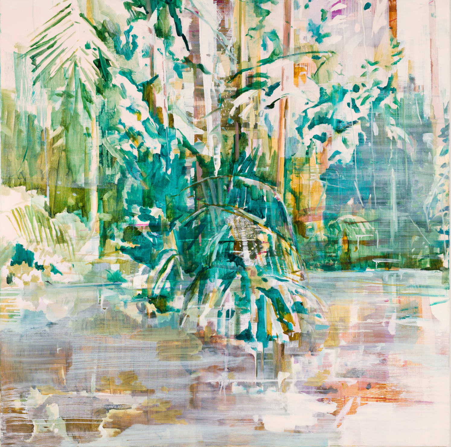 Katharine Le Hardy, Stillness covers the forest , 2022