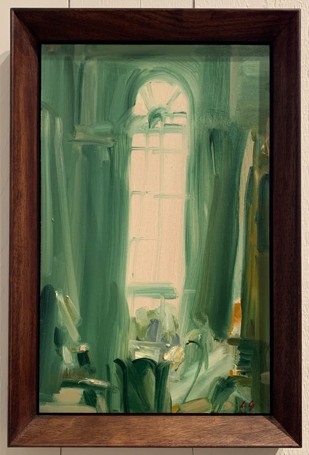 Lindy Guinness, His Chair, Library Clandeboye, 2019