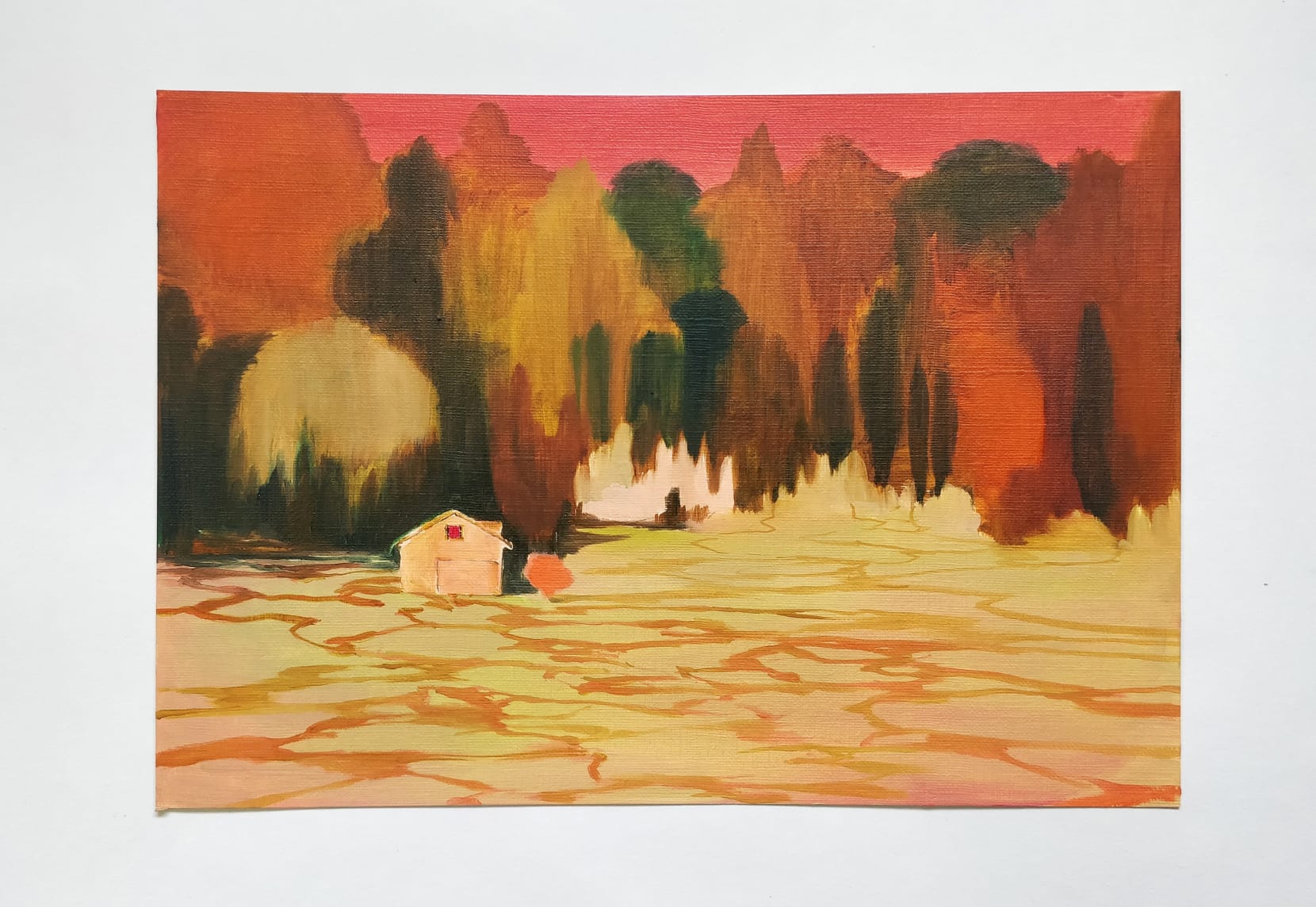 Charlotte Brisland, Small Pink House, 2024