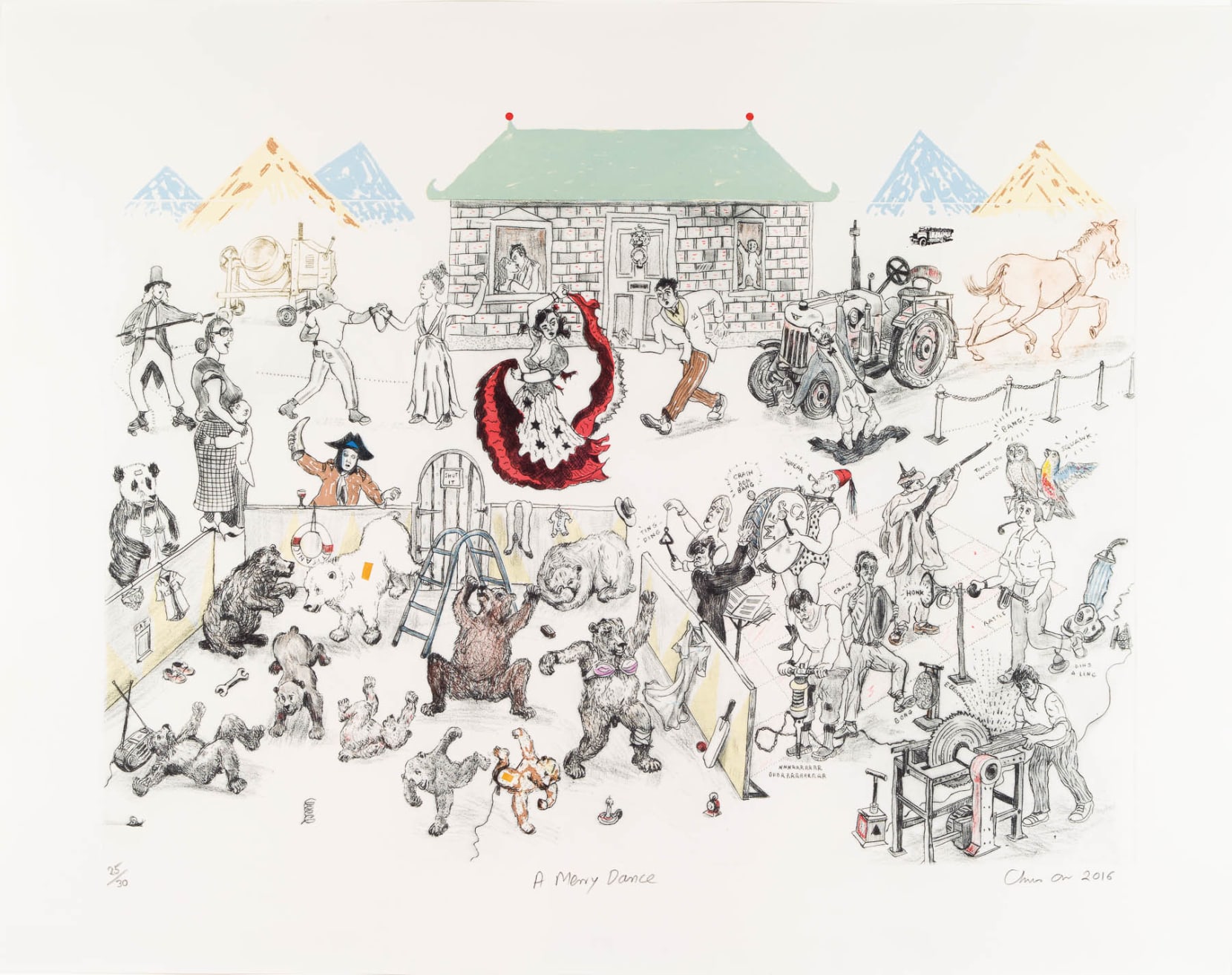 Chris Orr RA, A Merry Dance