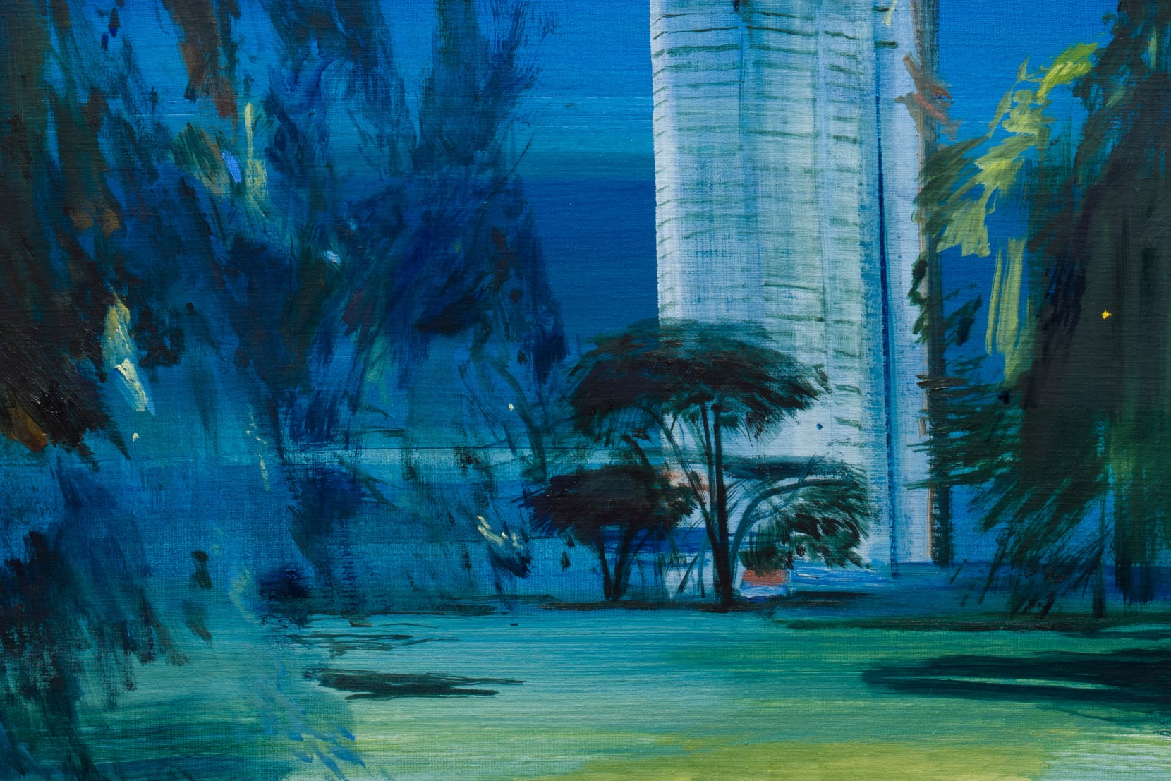 Calum McClure, Scaffolded Pagoda, Kew Gardens, 2019