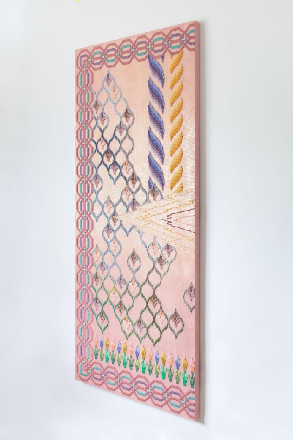 Cecilia Charlton, Eternal myth and the poetry of the cosmos [fate, future, suture] (triptych), 2022