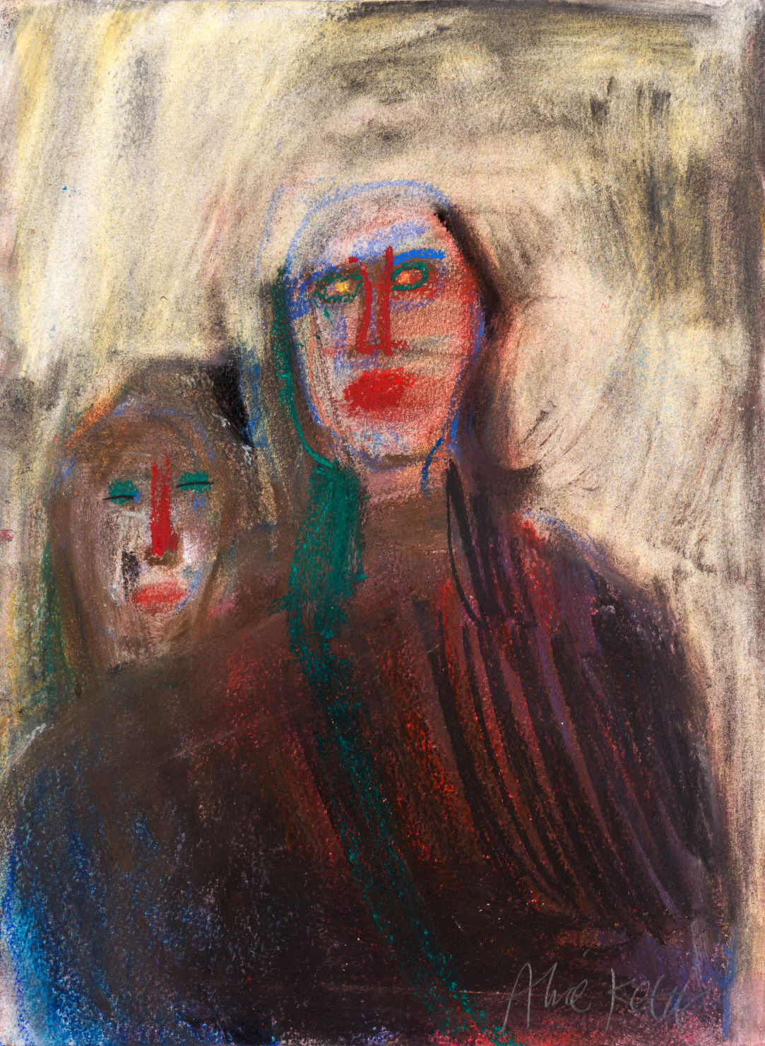 Alice Kettle Drawings & Collaborations, Sophia and Sisi, 2019