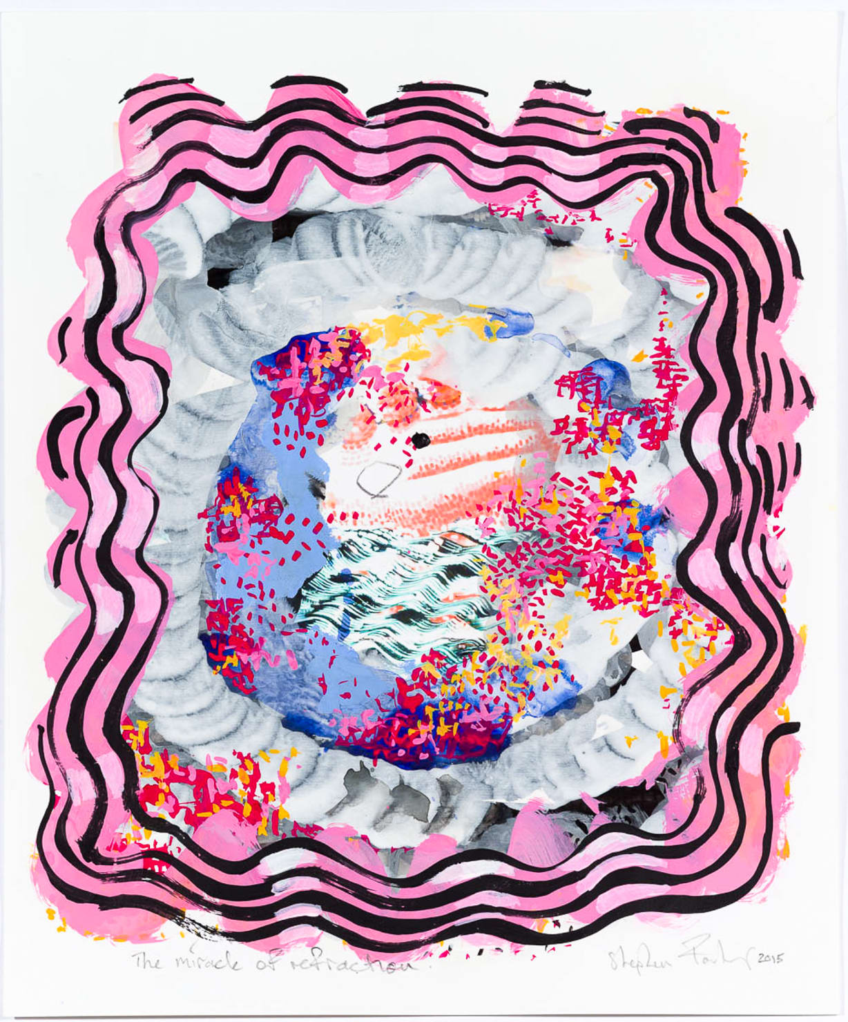 Stephen Farthing RA, The Miracle of Refraction, 2015