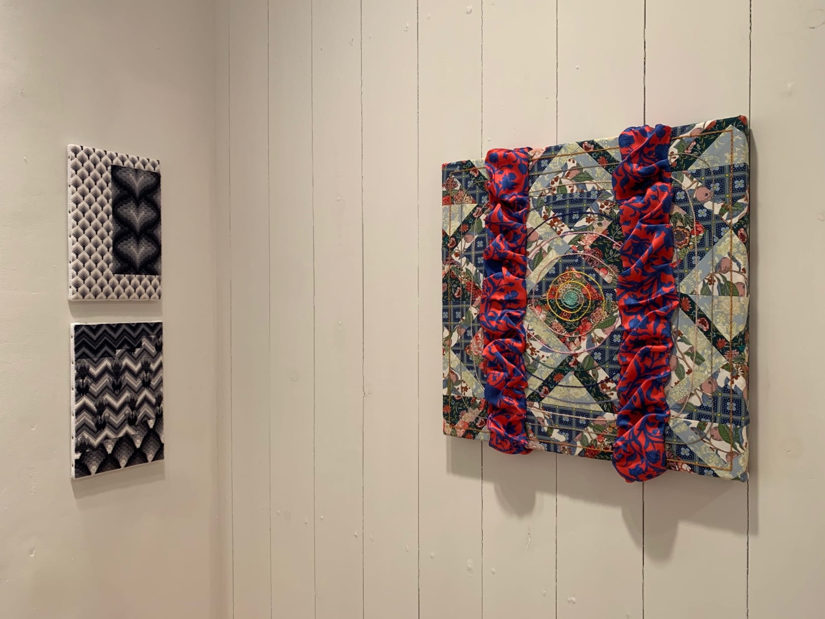 Cecilia Charlton, Quilted Composition [awkward painting 3], 2020