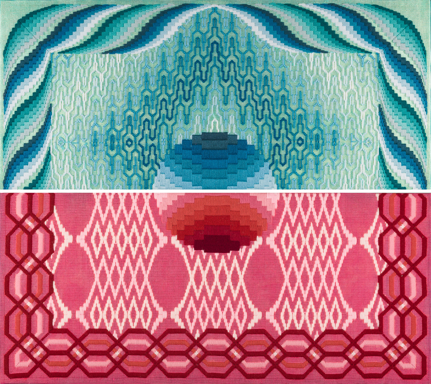 Cecilia Charlton, The dawn of a new day [blue and red], 2020