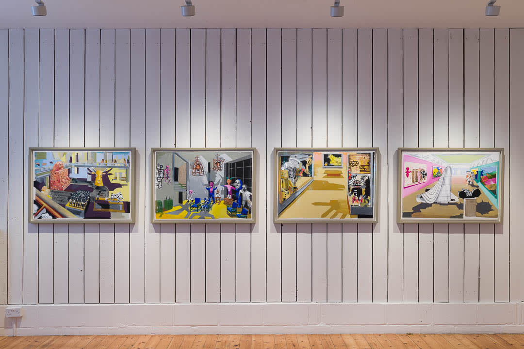 Stephen Farthing RA, The Museum of Exotic Modernism: St Angel, 2016