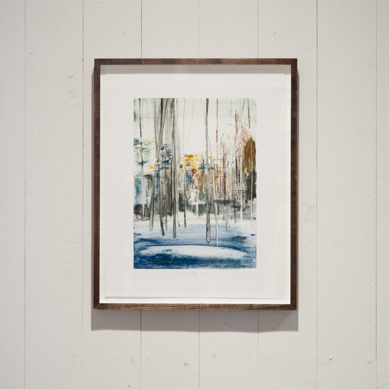 Calum McClure, Pool and Red Sun, 2021