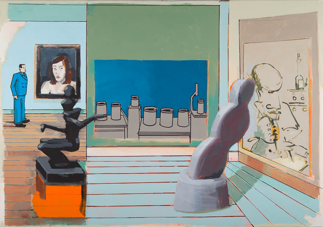 Stephen Farthing RA, The Museum of Gifts, Chichester, 2017