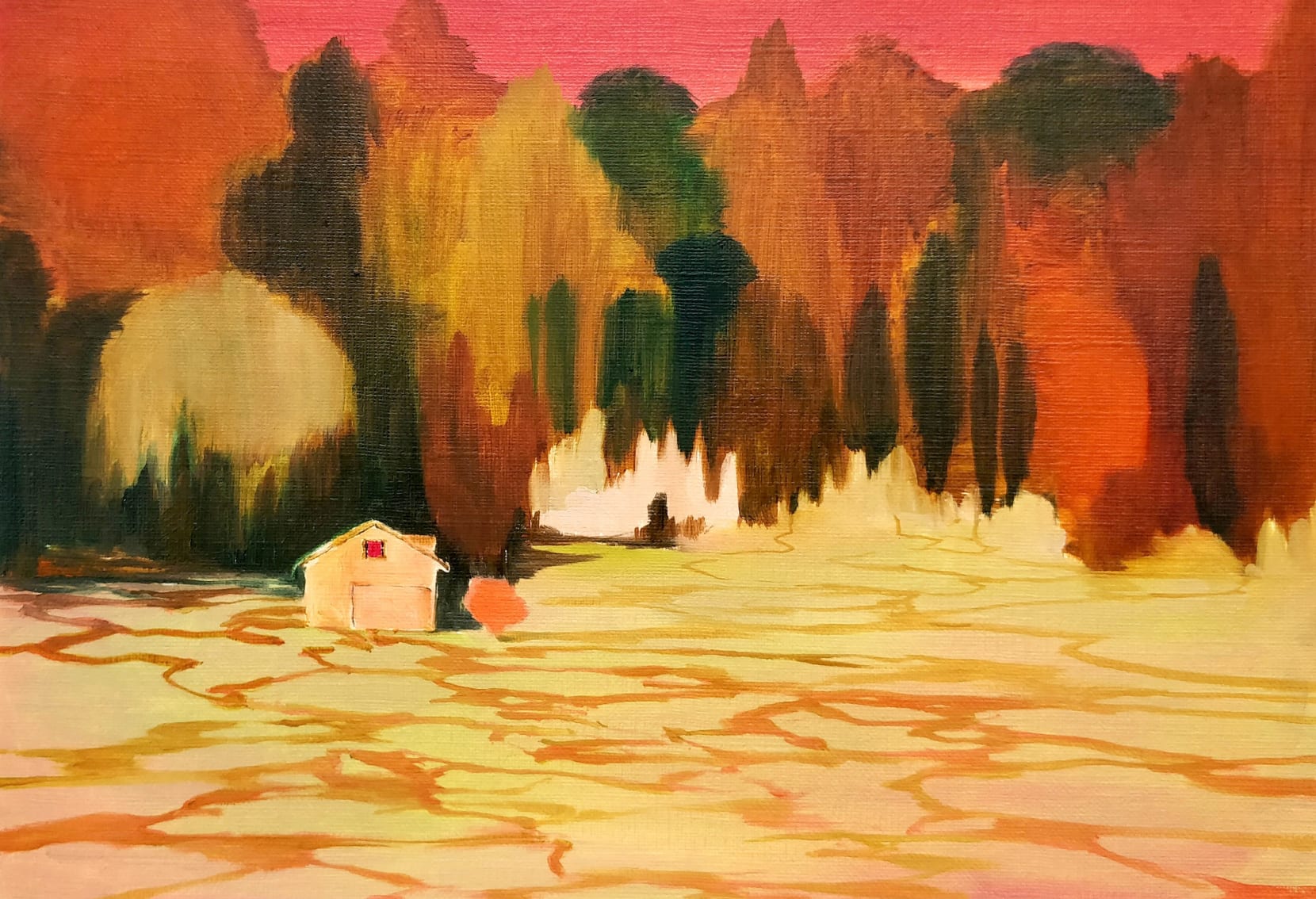Charlotte Brisland, Small Pink House, 2024