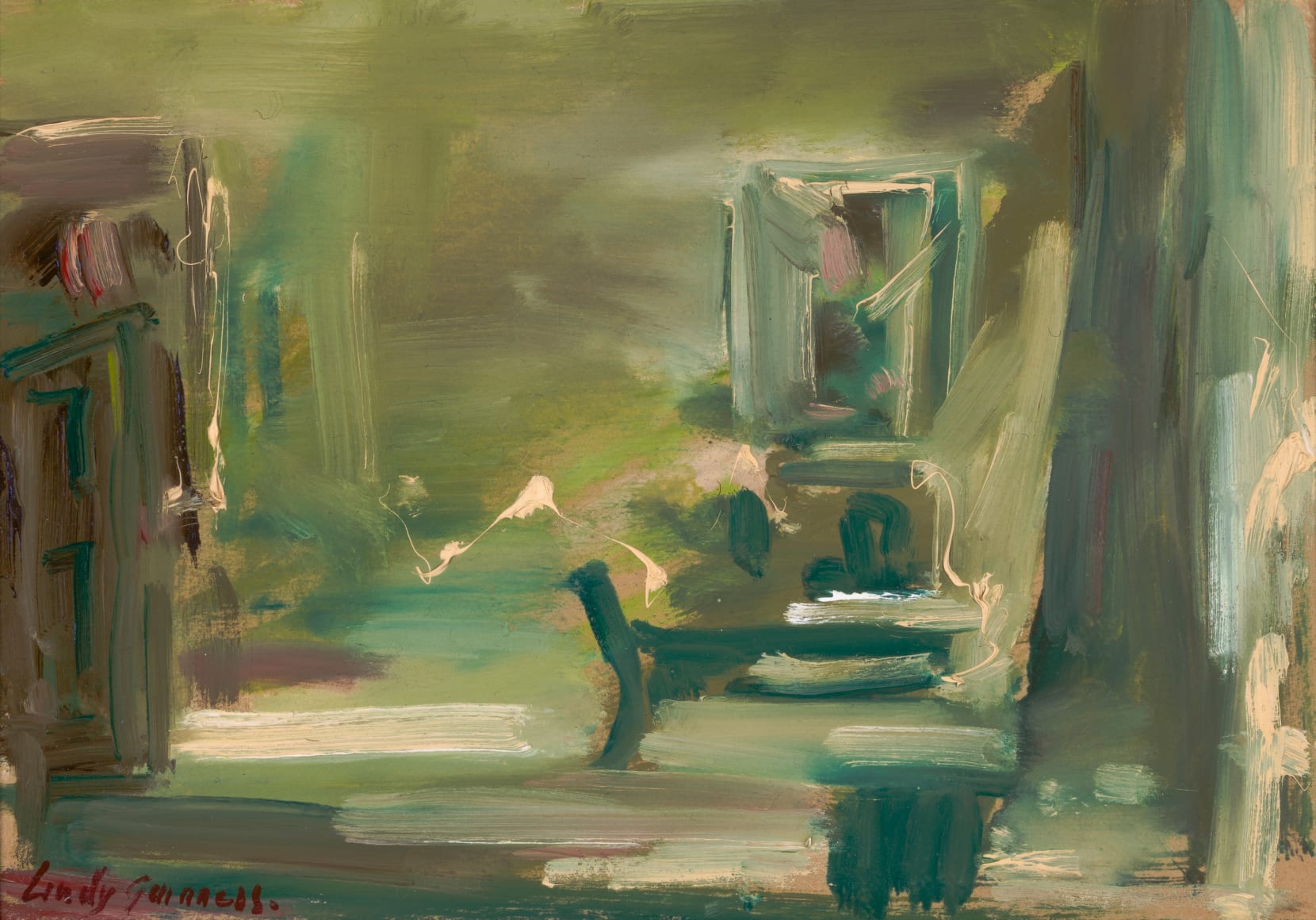 Lindy Guinness, Electricity of Thought, The Study, 2020