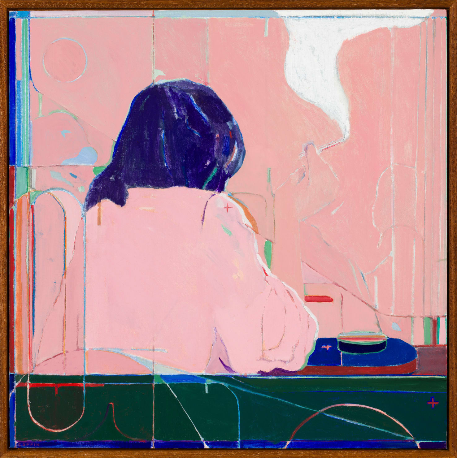 Fred Coppin, The Smell Of Smoke In An Outdoor European Bar, 2023