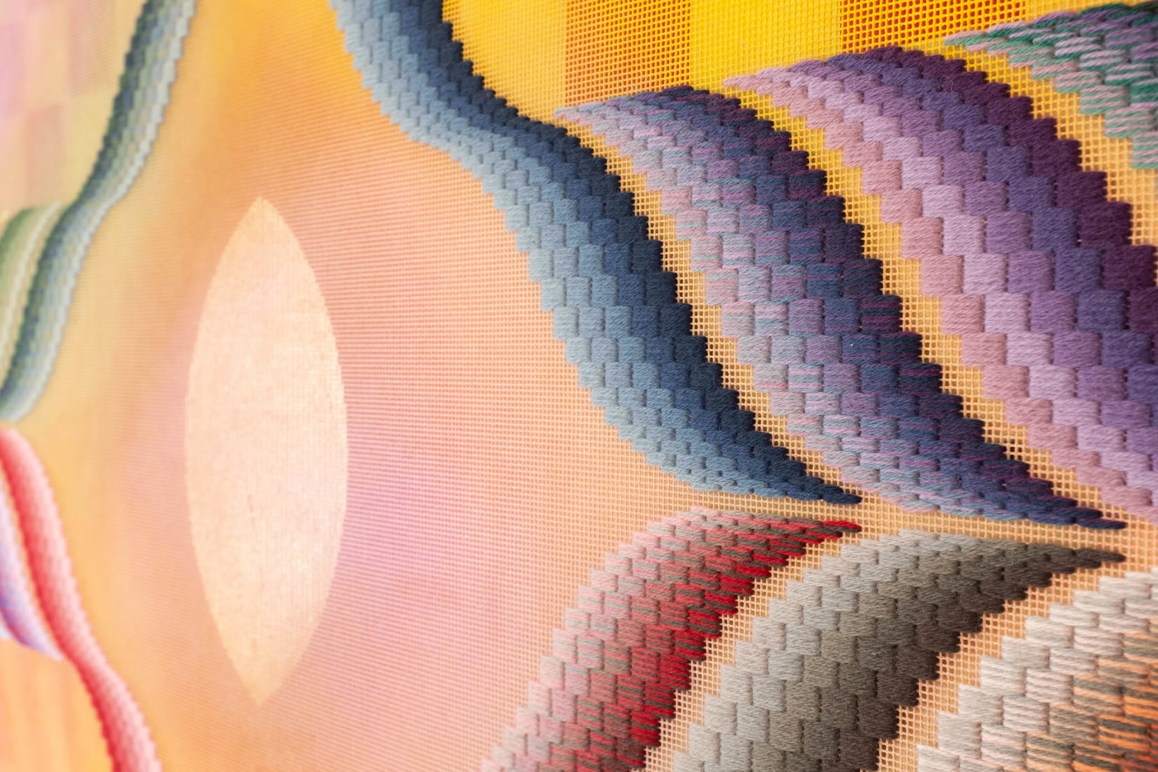 Cecilia Charlton, Wormhole Mosaic [sweat of the sun, tears of the moon], 2022