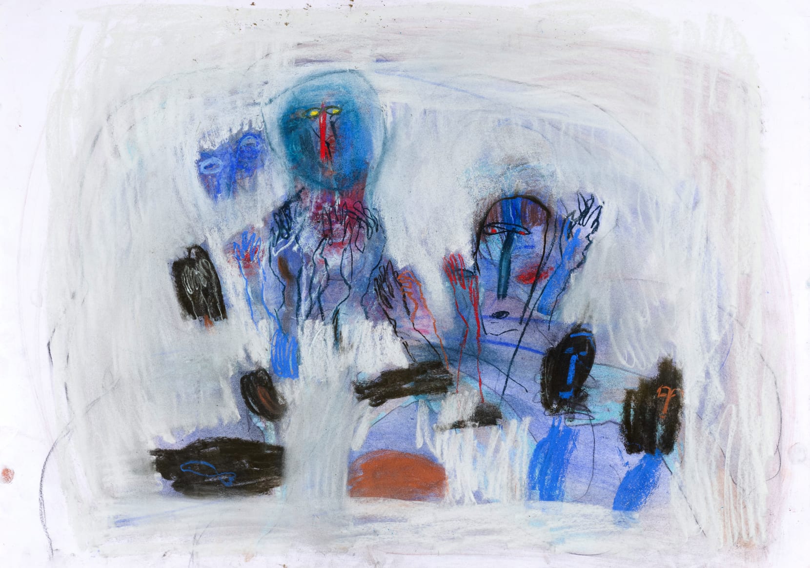 Alice Kettle Drawings & Collaborations, Preparatory study for Star Flowers, 2021