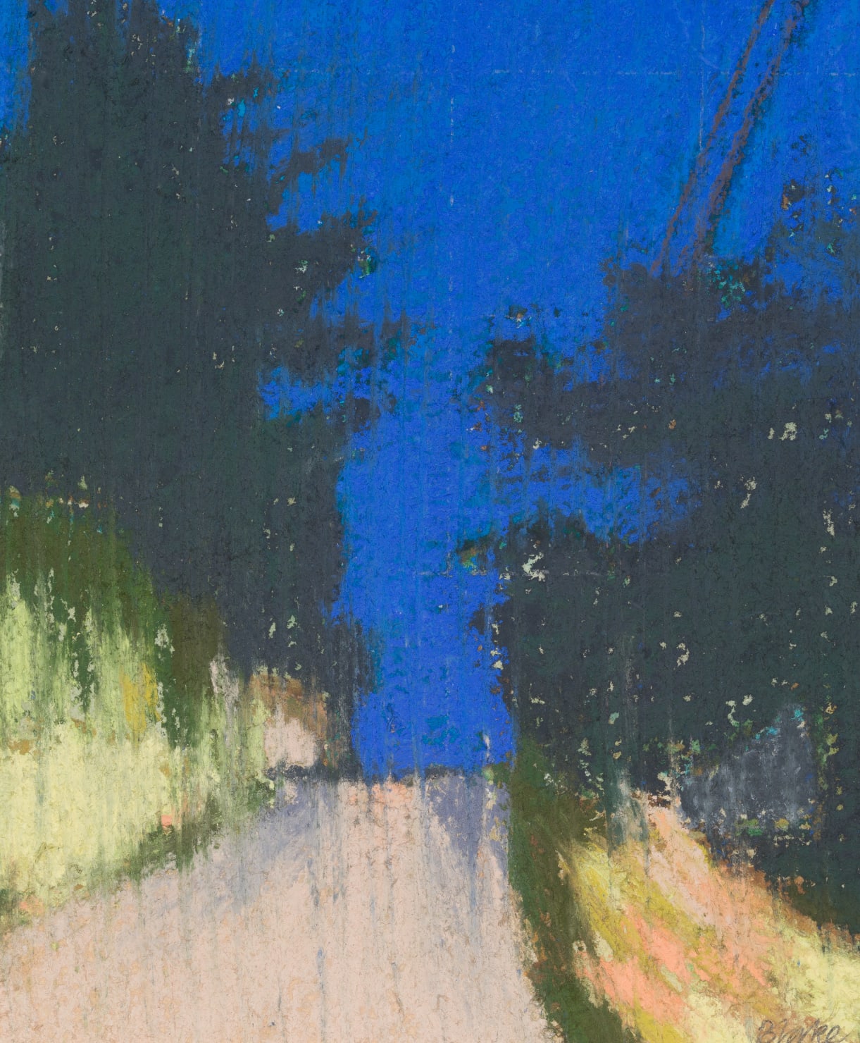 Pippa Blake, Mallorca Blue II, 2017