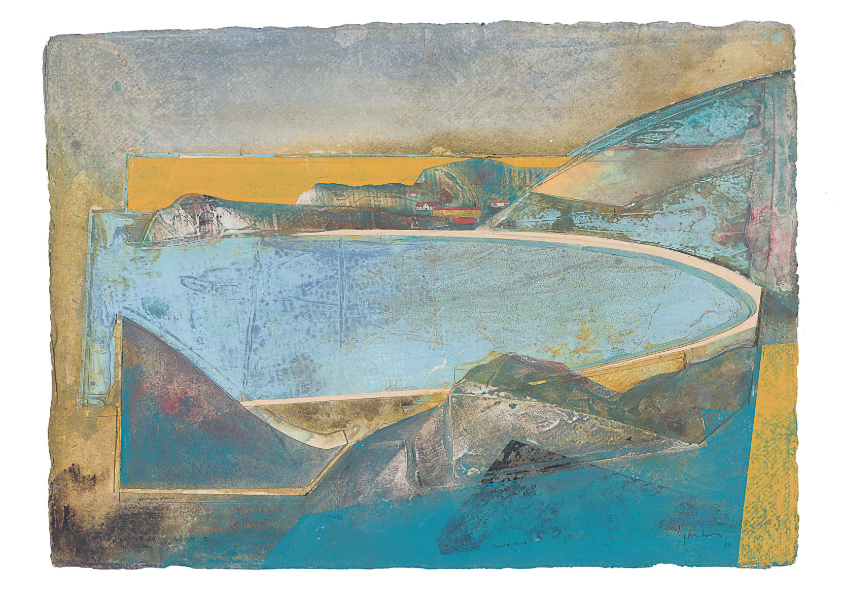 Jeremy Gardiner, Lulworth Cove From Above II, Dorset, 2021